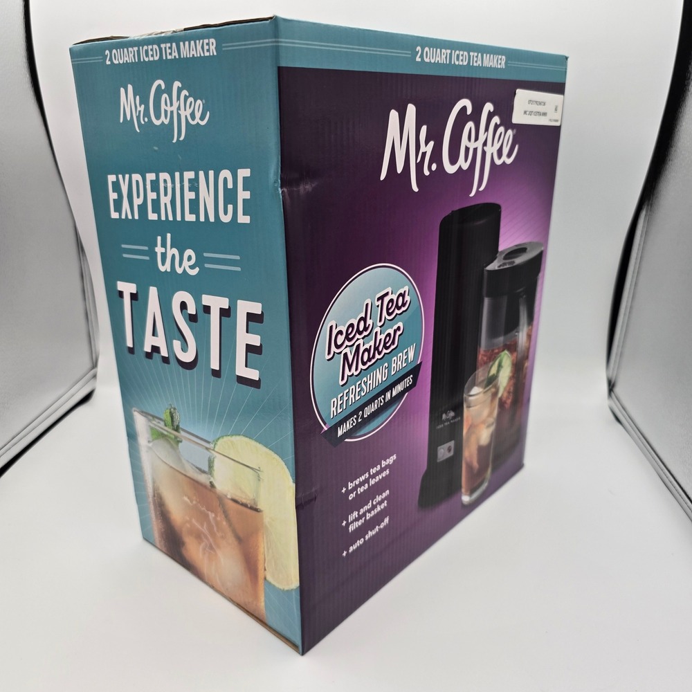 Mr. Coffee 2 Quart Iced Tea Maker Black BVMC-ITM-BLK Refreshing Brew New - Picture 6 of 8